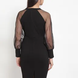 KASSUALLY Black Sheath Dress image 4
