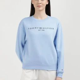 TOMMY HILFIGER Light Blue Graphic Print Sweatshirt-picture-25