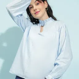 Oxolloxo Blue Solid Top-picture-19