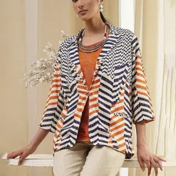 Biba Orange Viscose Printed Top image 4