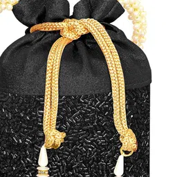 MISHA Embellished Potli Clutch image 2