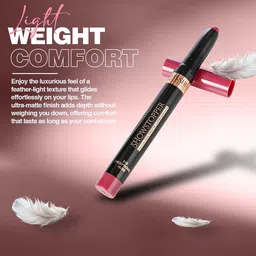 Inshine Showstopper Ultra Matte Lipstick - Wine Divine 812 image 2