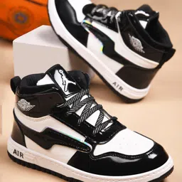 KATS Colour Blocked Lace Up Shoes - Black-picture-19