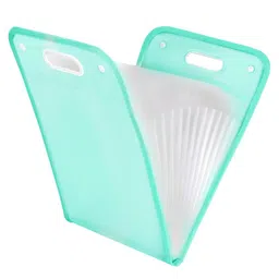 Storite 13 Pockets Vertical Expanding File Folder Accordion File Folder Organizer for A4 Size Letter Size Paper Document Holder Organizer (Green)-image-6