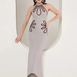 BAESD Women Cut-Outs Detail Maxi Dress-picture-38