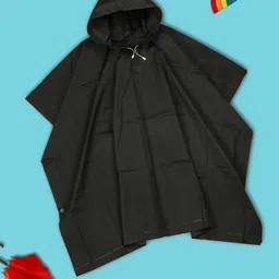 Yellow Bee Boys Waterproof Hooded Rain Poncho-image-94