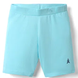Pine Kids Cotton Lycra Knit Above Knee Length Solid Cycling Shorts Pack of 3 (Color May Vary) image 2