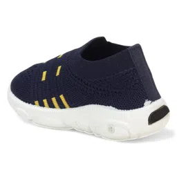 Lil Lollipop Mesh Detailed Slip On Musical Shoes - Navy Blue image 5