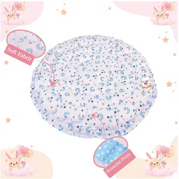 Babytoons Baby Nest for New Born Reversible Bed Sleeping Bedding Set (0-6 Months, Blue) image 5