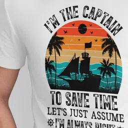 Seekbuylove Men Bio Finish Typography Printed Pure Cotton T-shirt image 3