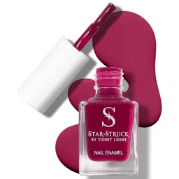 STARSTRUCK BY SUNNY LEONE Glossy Finish Long Lasting Nail Polish - 9.9 ml - Berry-picture-18