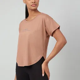 MKH Women Typography Printed Dri-FIT T-shirt image 4