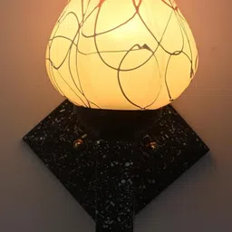 SOMIL Orange Glass Cylinder Printed Wall Lamps-picture-20