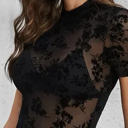 StyleCast Floral Print Top image 2