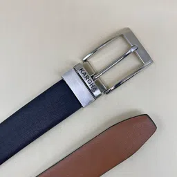 KARGHA INDIA Unisex 2 Leather Reversible Formal Belt image 3