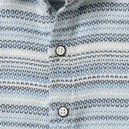 R&B Boys Horizontal Stripes Opaque Striped Casual Shirt image 3