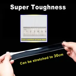 jiyancreation Pack of 1 Double Sided MANUAL Strong Sticky Grip Tape (Manual) image 3