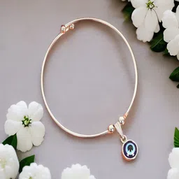 UNIVERSITY TRENDZ Women Antique Rose Gold-Plated Cuff Bracelet-image-1