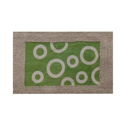 Aura 2-Pcs Green & Beige Textured Anti-SkidDoormat image 5