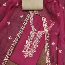 Maroosh Embroidered Unstitched Dress Material-picture-13