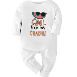 Zeezeezoo Infants Cool Like My Chachu Printed Cotton Romper-picture-27