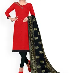 Maroosh Floral Embroidered Unstitched Dress Material-picture-24