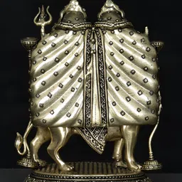 Exotic India Small Superfine Chamunda Devi Brass Statue image 5