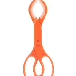 Babyhug Anti-Slip Bottle Tong - Orange image 2