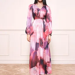 AND Women Tie and Dye Printed Maxi Dress image 5