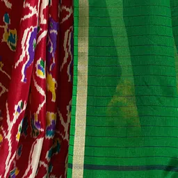 Mitera Woven Design Zari kat Saree With Unstiched Blouse Piece image 3