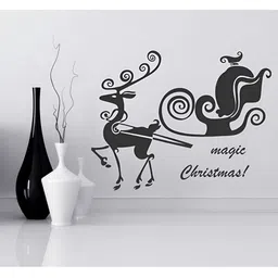 LANSTICK Black Merry Christmas Decorative Wall Sticker-image-82
