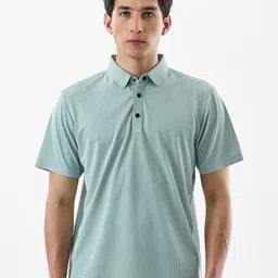 Snitch Men Striped Polo Collar T-shirt-picture-25
