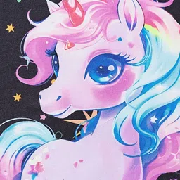 Xsole Girls Printed Round Neck T-shirt With Trouser image 5