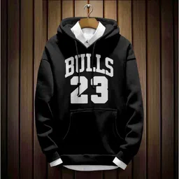 povaxpo Men Full Sleeve Graphic Print Hooded Sweatshirt image 1