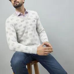 Duke Men Checked Pullover image 5