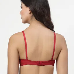 LILY maofcigam Women Pack Of 3 Solid Full Coverage HeavilyPadded Non Wired T-shirt Bra image 5