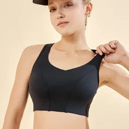 LULU & SKY Medium Coverage Racerback Sports Bra-picture-36