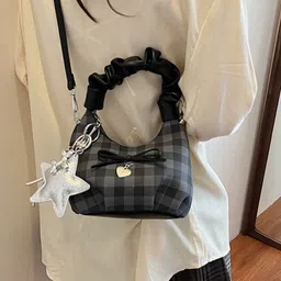 CORSICA Checked Swagger Handheld Bag image 2