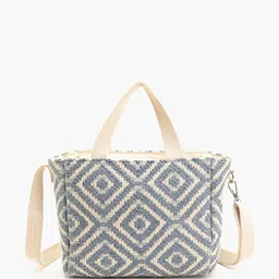 Anouk Women Textured Structured Cotton Handheld Bag-picture-17