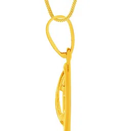 WHP JEWELLERS Initial-A 22 KT Yellow Gold Pendant For Women. image 5