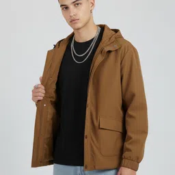 glitchez Hooded Oversized Tailored Jacket-image-93