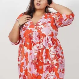 XOXO Cherry Women Floral Print Fit & Flare Dress-image-0