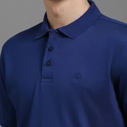 Louis Philippe Men Polo Collar T-shirt image 4