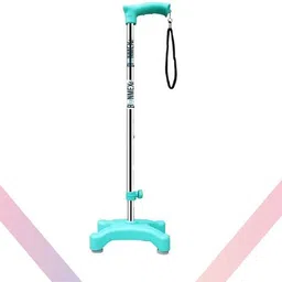 runmex 4-Leg Walking Stick with C-Green WPVC Base – Adjustable & Strong Walking Stick-picture-18