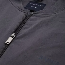 SHOWOFFFF Men Brand Logo Lightweight Bomber Jacket image 2