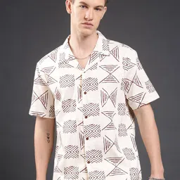 Voroxy Men Relaxed Printed Casual Shirt-picture-35