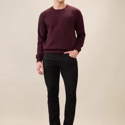 Parx Men Solid Full Sleeve Sweatshirt image 2