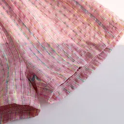 INCLUD Girls Checked Top with Shorts image 2