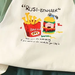 StyleCast x Revolte Boys Typograpghy Printed Pure Cotton T-shirt With Shorts image 4