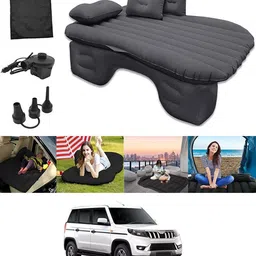 msnp Car Inflatable Black Bed Mattress Multi-Functional With Air Pump 36 Travel Sleeping Back Seat Comfortable Outdoor Camping For Bolero NeoMahindra2021 Car Inflatable Bed-picture-24